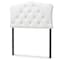 Baxton Studio Rita White Upholstered Button-Tufted Twin Size Headboard 125-6965 - alternate 3